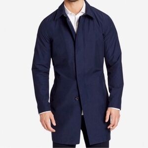 Bonobos Dark Blue Trench Coat